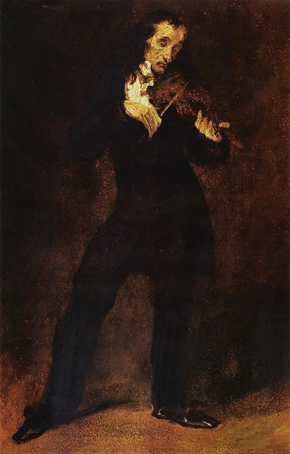 Delacroix painting of Paganini