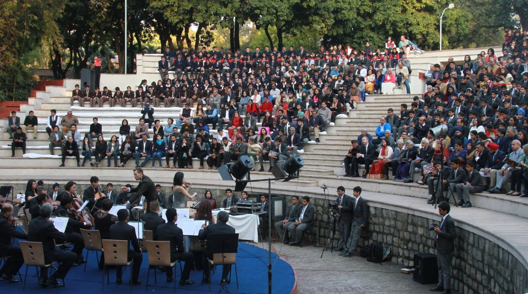 Orchestra performance