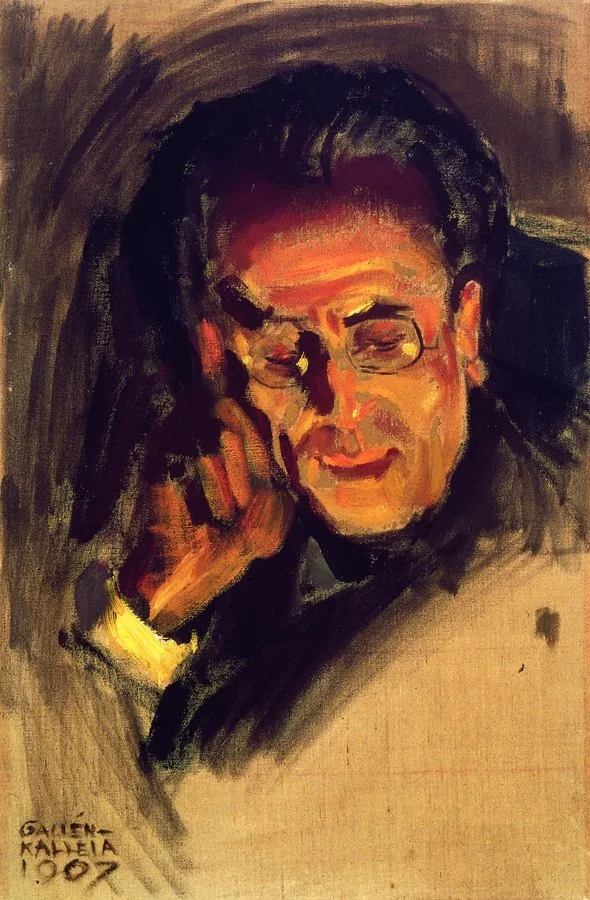 Akseli Gallen-Kallela portrait of Gustav Mahler