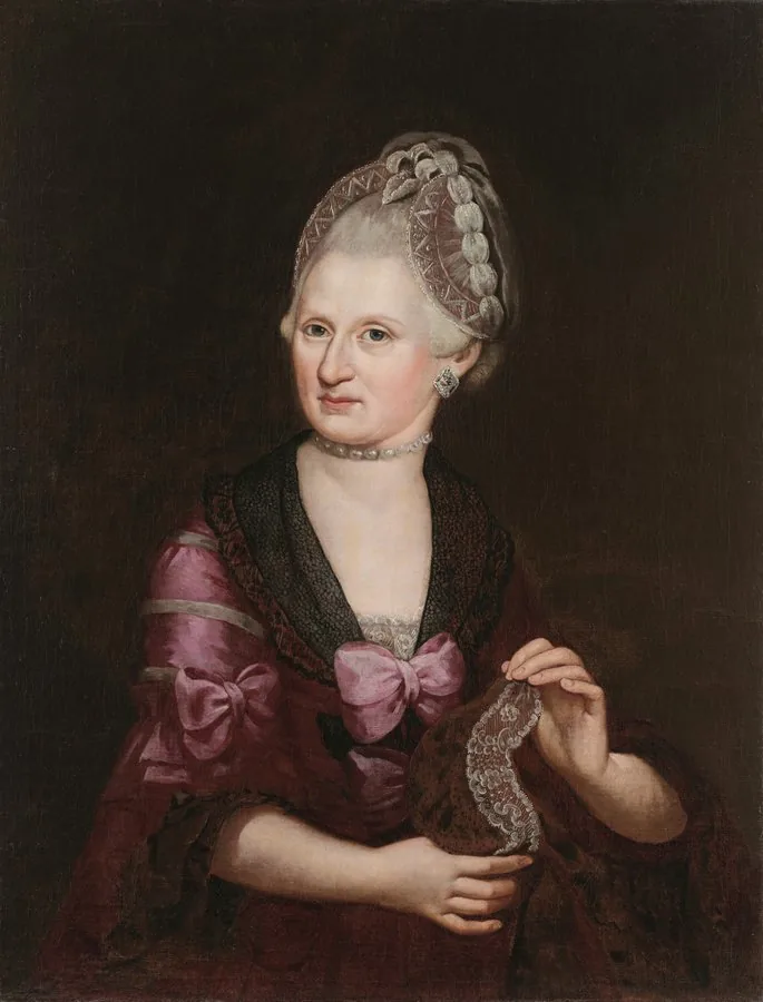 Anna Maria Mozart (1720–1778), Mozart's mother, who died in Paris while accompanying him on tour