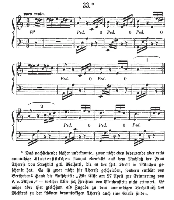 Beethoven WoO 59 Erstausgabe