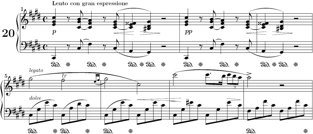 Chopin nocturne 20a