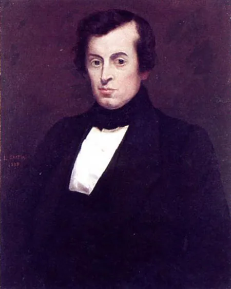 Painting by Charles Louis Gratia