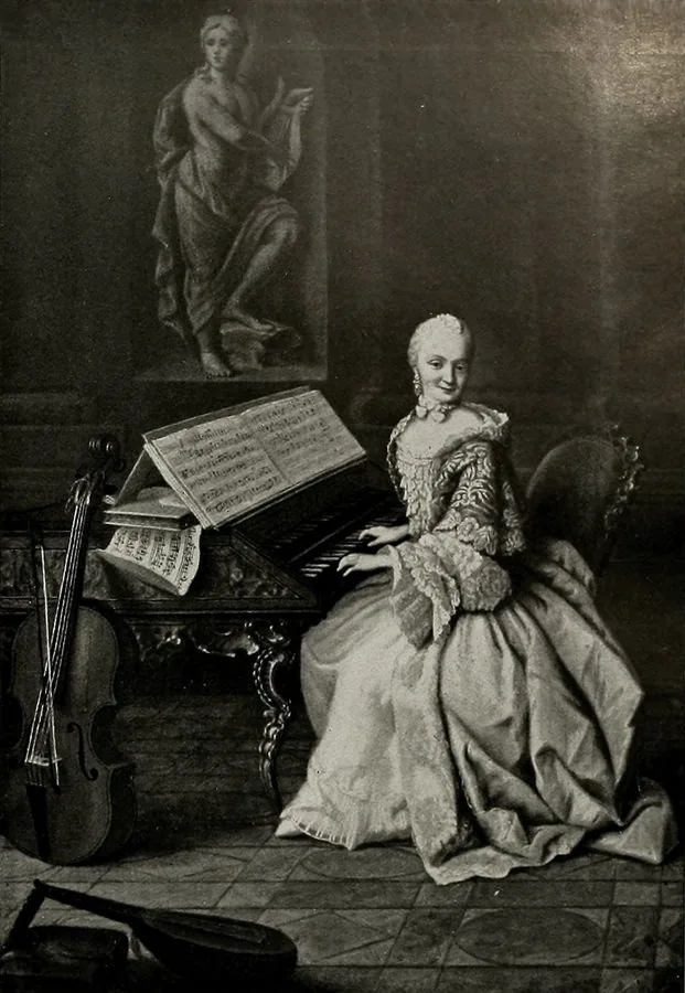 Georg Desmarées, court portrait painting (18th century). Source: Public Domain.