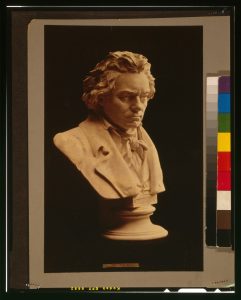 Beethoven's death mask, taken by Josef Danhauser on 28 March 1827