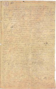 First page of Beethoven's Heiligenstadt Testament, 1802