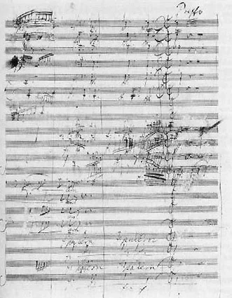 Beethoven autograph manuscript score
