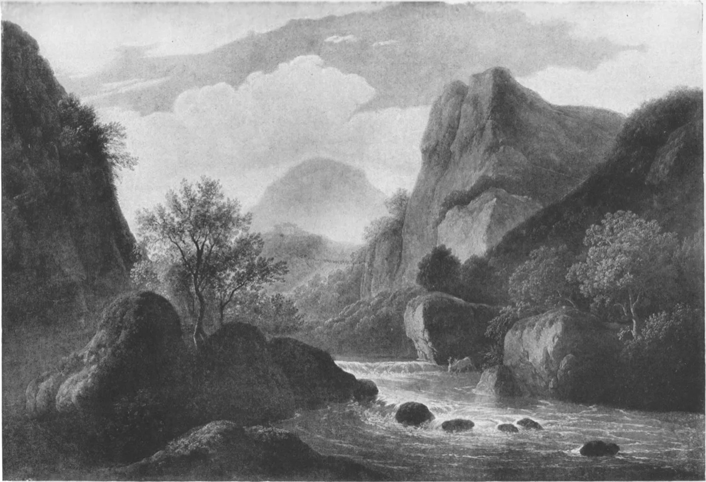 Antonín Mánes, Landscape of North-East Bohemia, 19th century