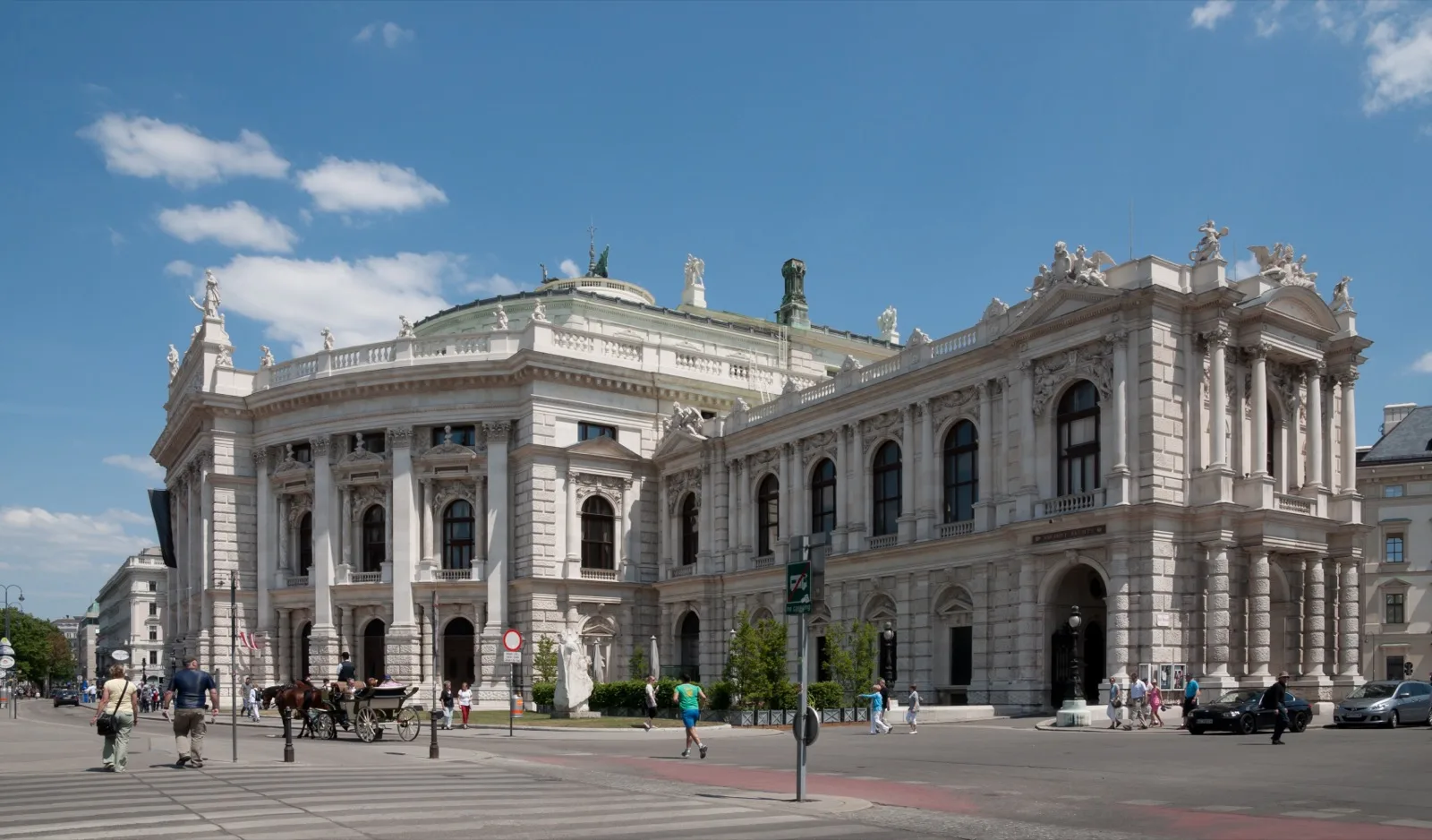 The Burgtheater in Vienna, center of musical life in Mozart's time