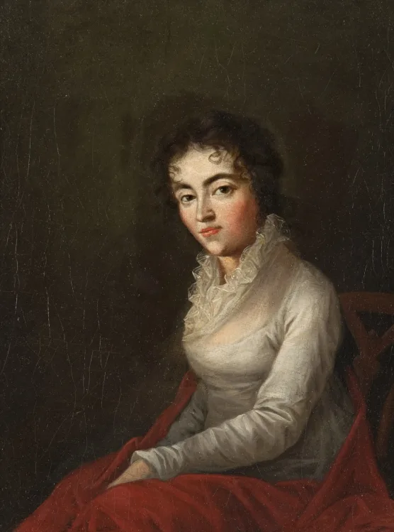 Constanze Mozart, portrait by Joseph Lange, 1782