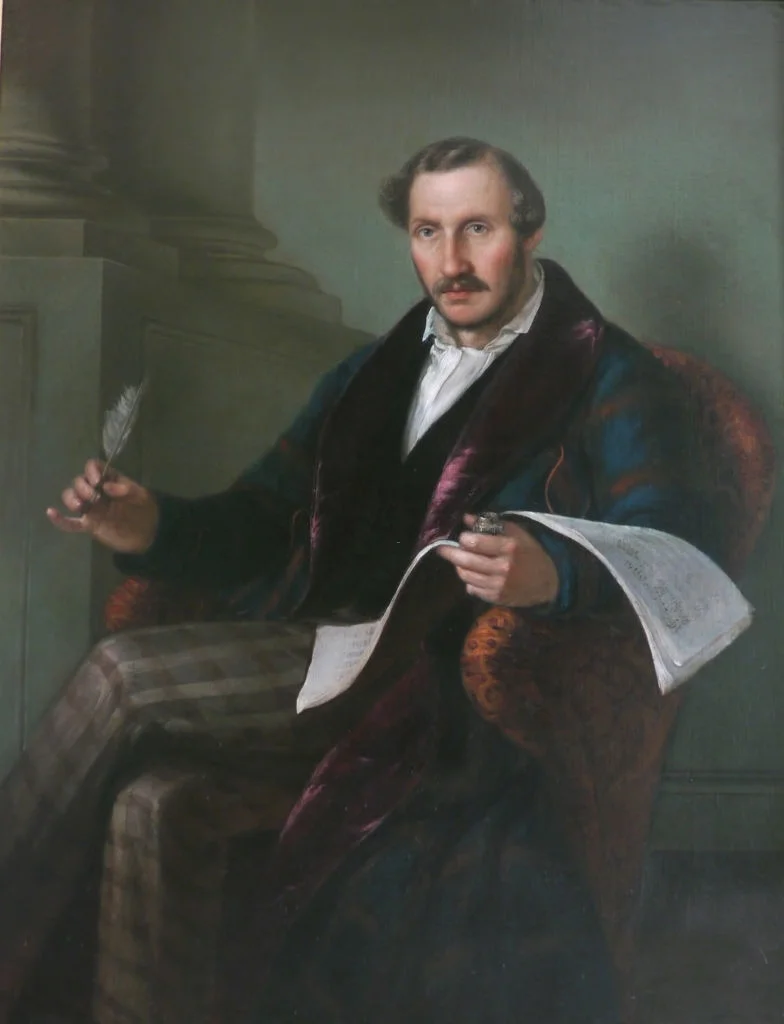 Portrait of Gaetano Donizetti by Giuseppe Rillosi