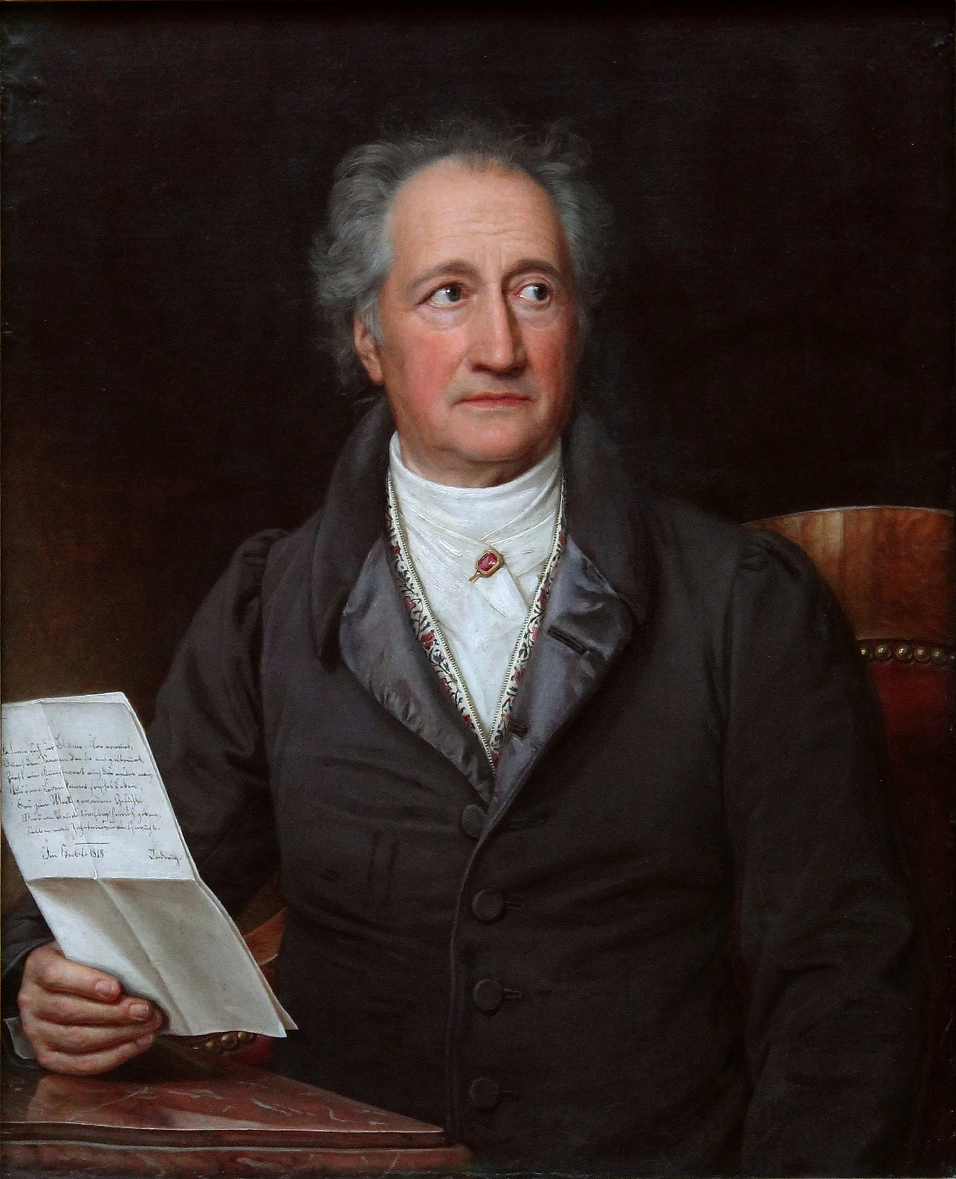 Johann Wolfgang von Goethe portrait (Joseph Stieler, 1828)