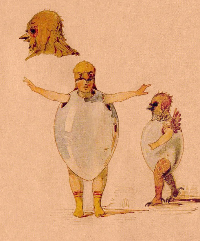 Hartmann costume design for Ballet of Chicks in Their Shells