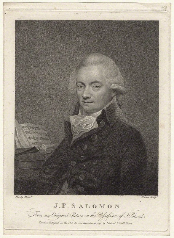 Portrait of Johann Peter Salomon