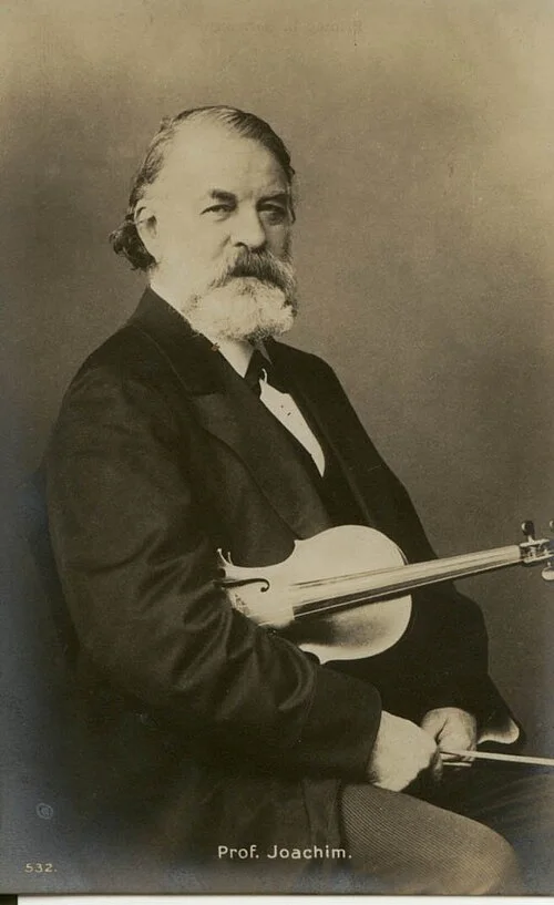 Portrait of violinist Joseph Joachim