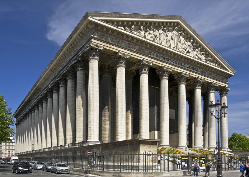 Église de la Madeleine, Paris — where Saint-Saëns served as organist