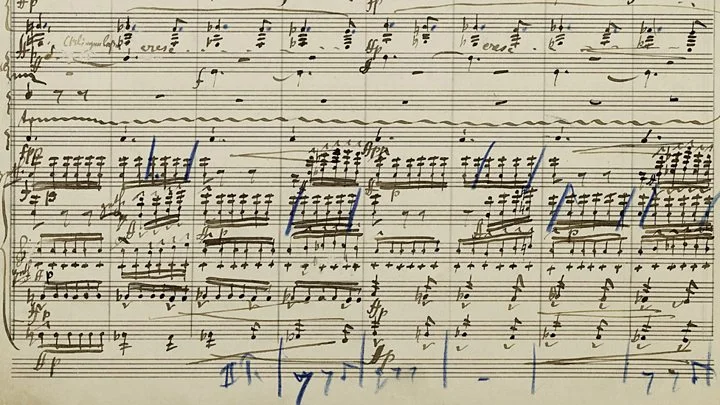Mahler manuscript