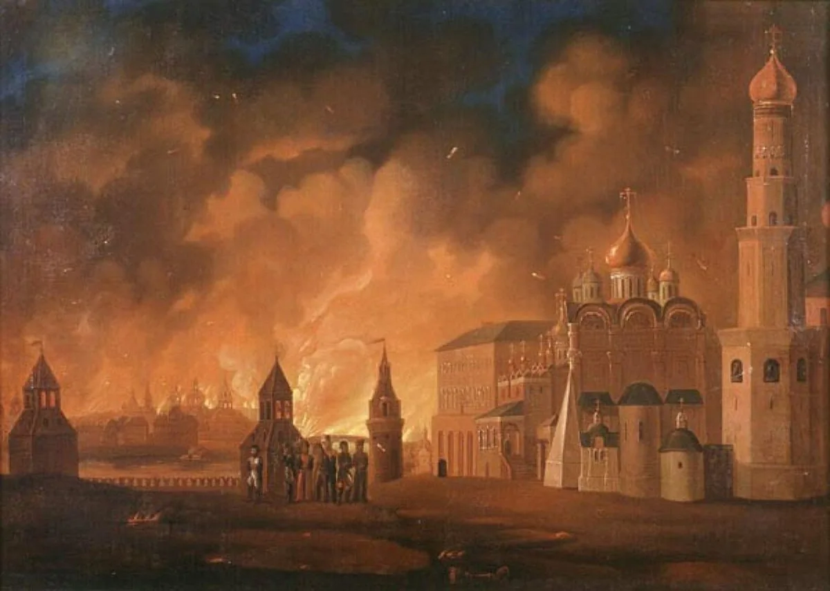 Great fire of Moscow 1812