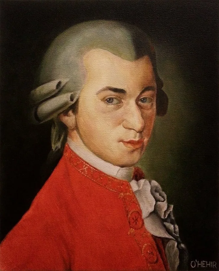 Mozart Painting at PaintingValley.com | Explore collection of Mozart ...