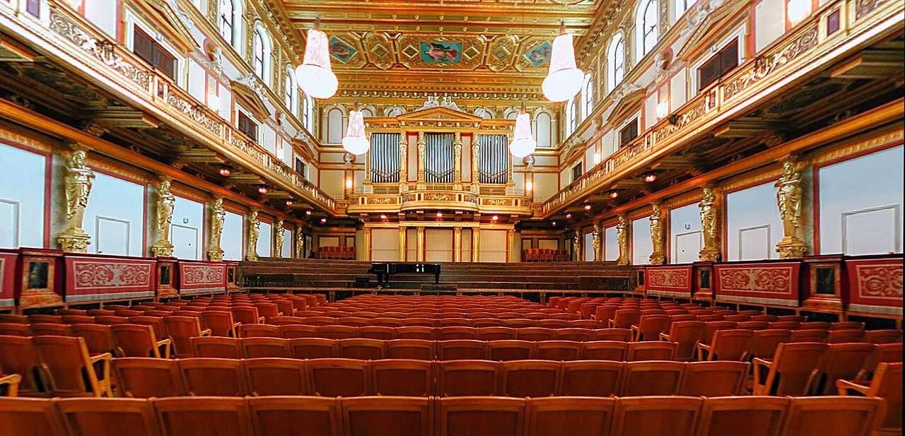Vienna Musikverein Goldener Saal (Golden Hall) interior