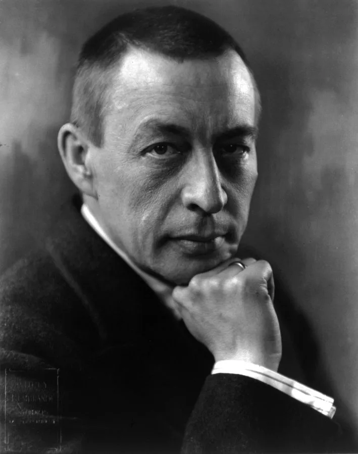 Sergei Rachmaninoff portrait, circa 1921