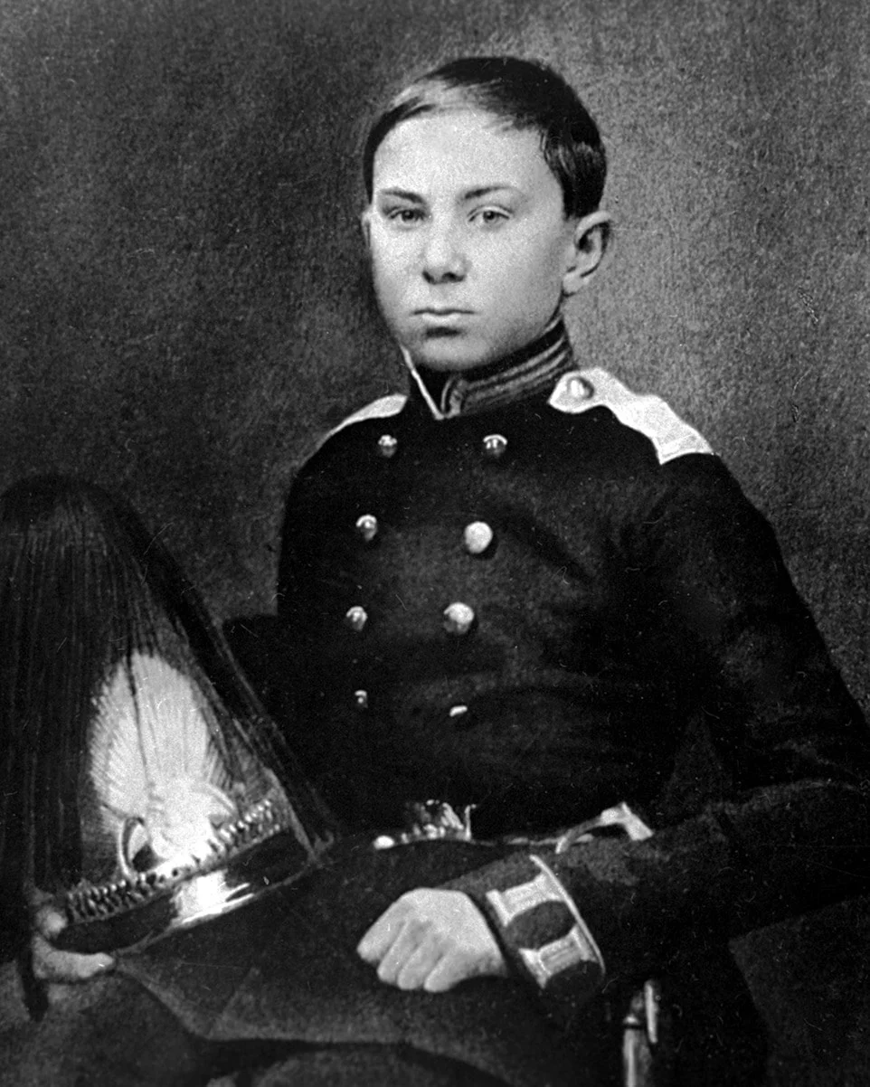 Young Rimsky-Korsakov as a naval cadet