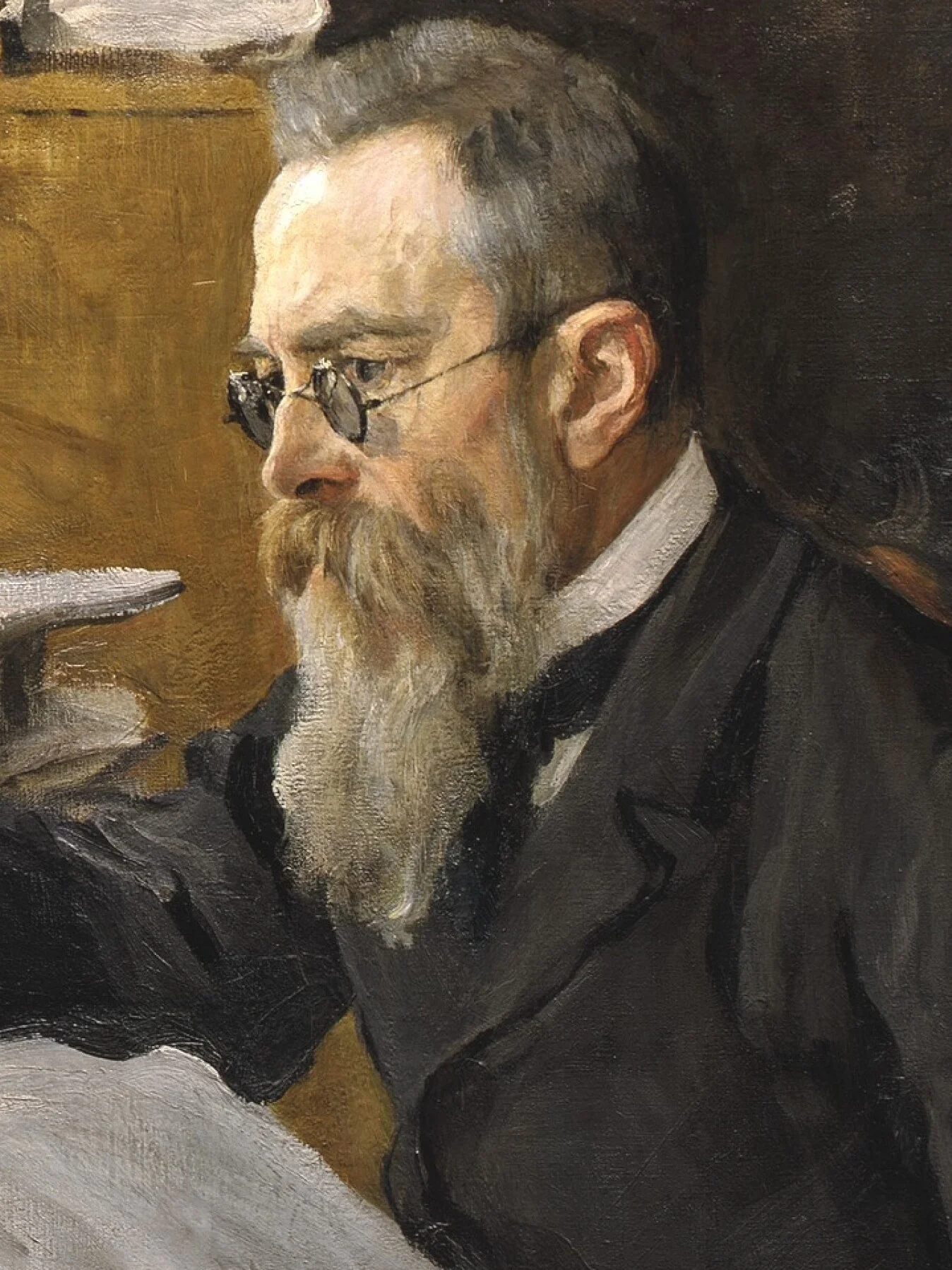 Portrait of Rimsky-Korsakov by Valentin Serov, 1898