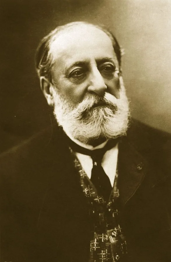 Camille Saint-Saens portrait (1921, photo by Meurisse)