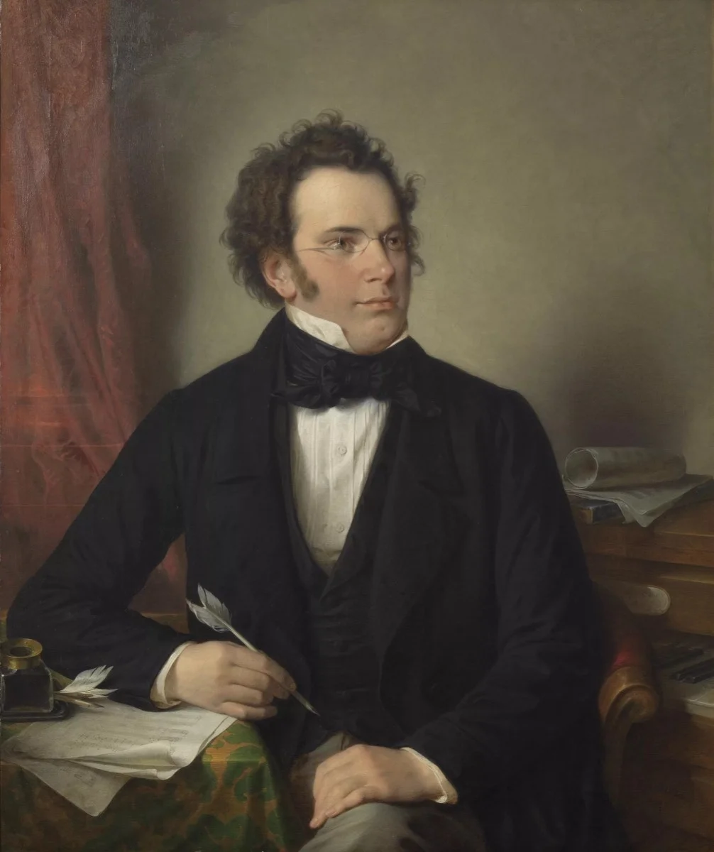 Portrait of Franz Schubert by Wilhelm August Rieder