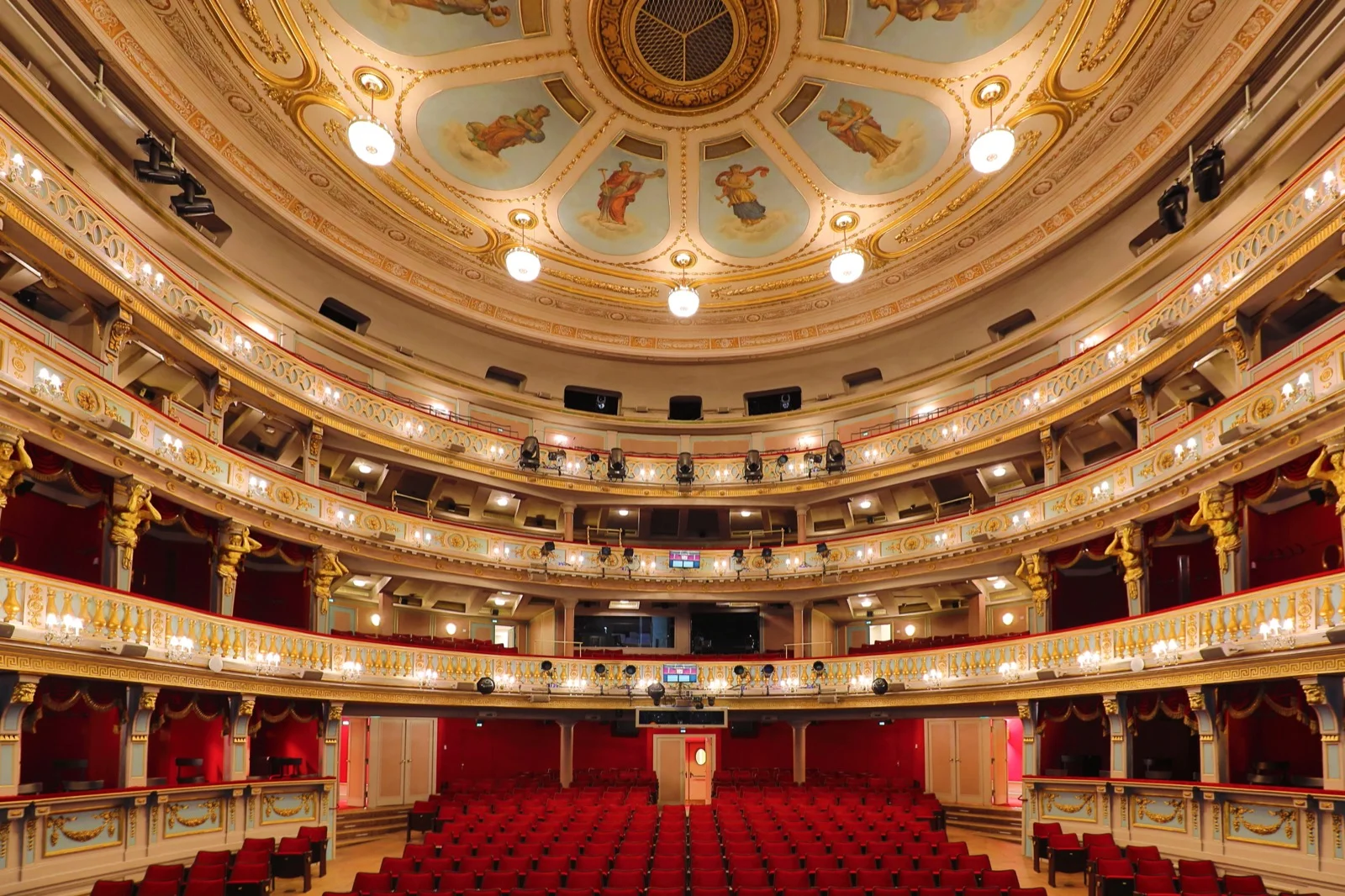 Interior of the Theater an der Wien, Vienna