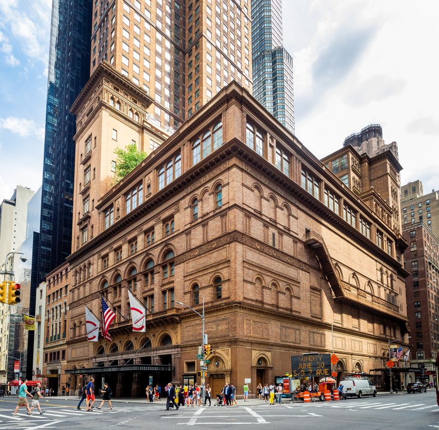 Carnegie Hall exterior, New York City