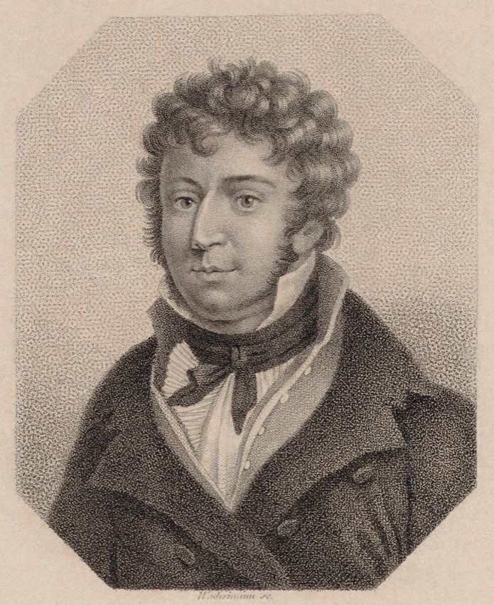 Engraved portrait of the Irish composer John Field, who pioneered the piano nocturne