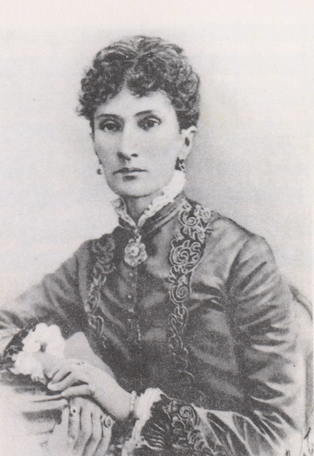 Portrait photograph of Nadezhda von Meck, Tchaikovsky's patroness
