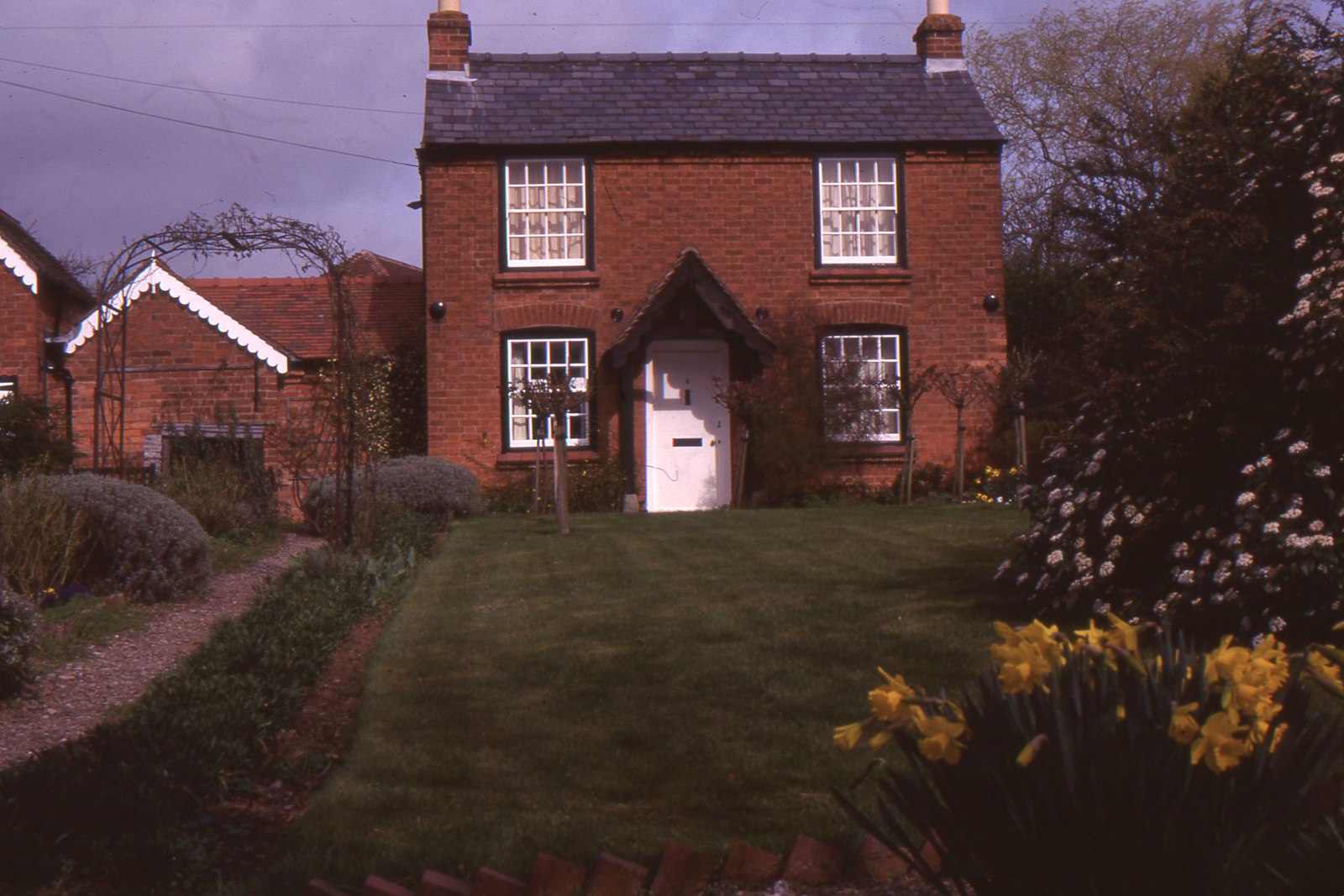 The brick cottage near Worcester where Edward Elgar was born