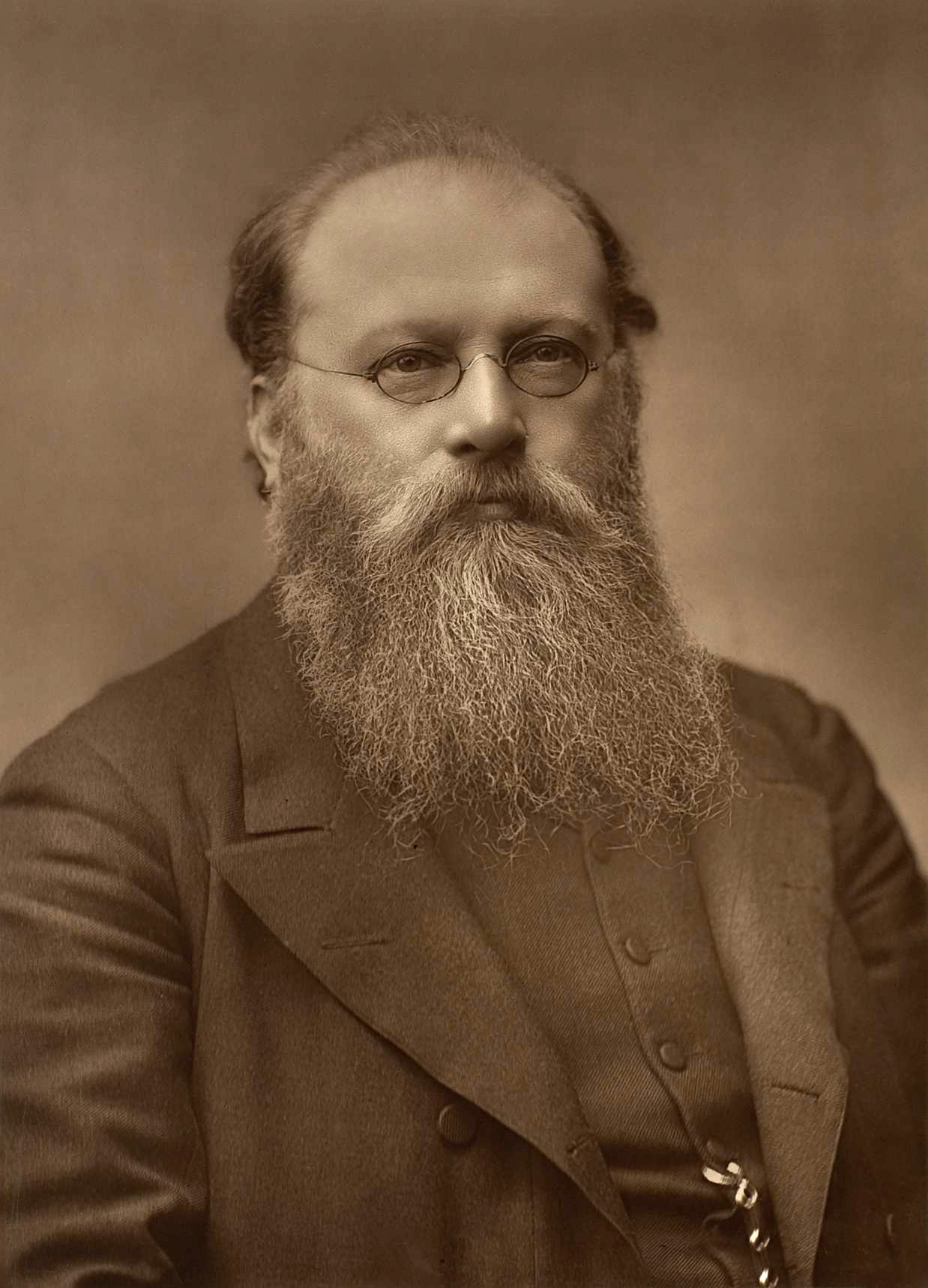 Portrait of conductor Hans Richter, who led the premiere of the Enigma Variations